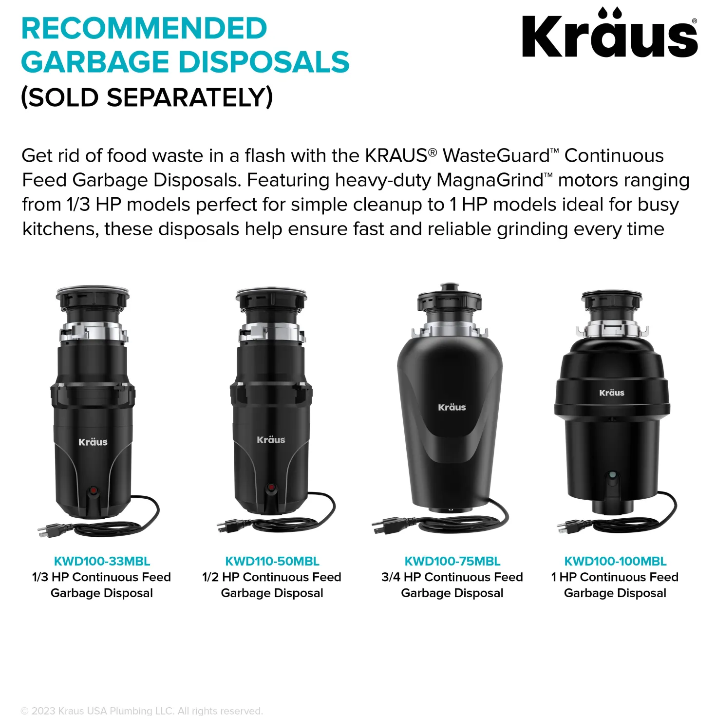 KRAUS Contemporary Flat Top Button Garbage Disposal Air Switch Kit in Brushed Brass