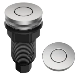 KRAUS Contemporary Flat Top Button Garbage Disposal Air Switch Kit in Spot-Free Stainless