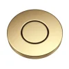 KRAUS Contemporary Flat Top Garbage Disposal Air Switch Button in Brushed Brass