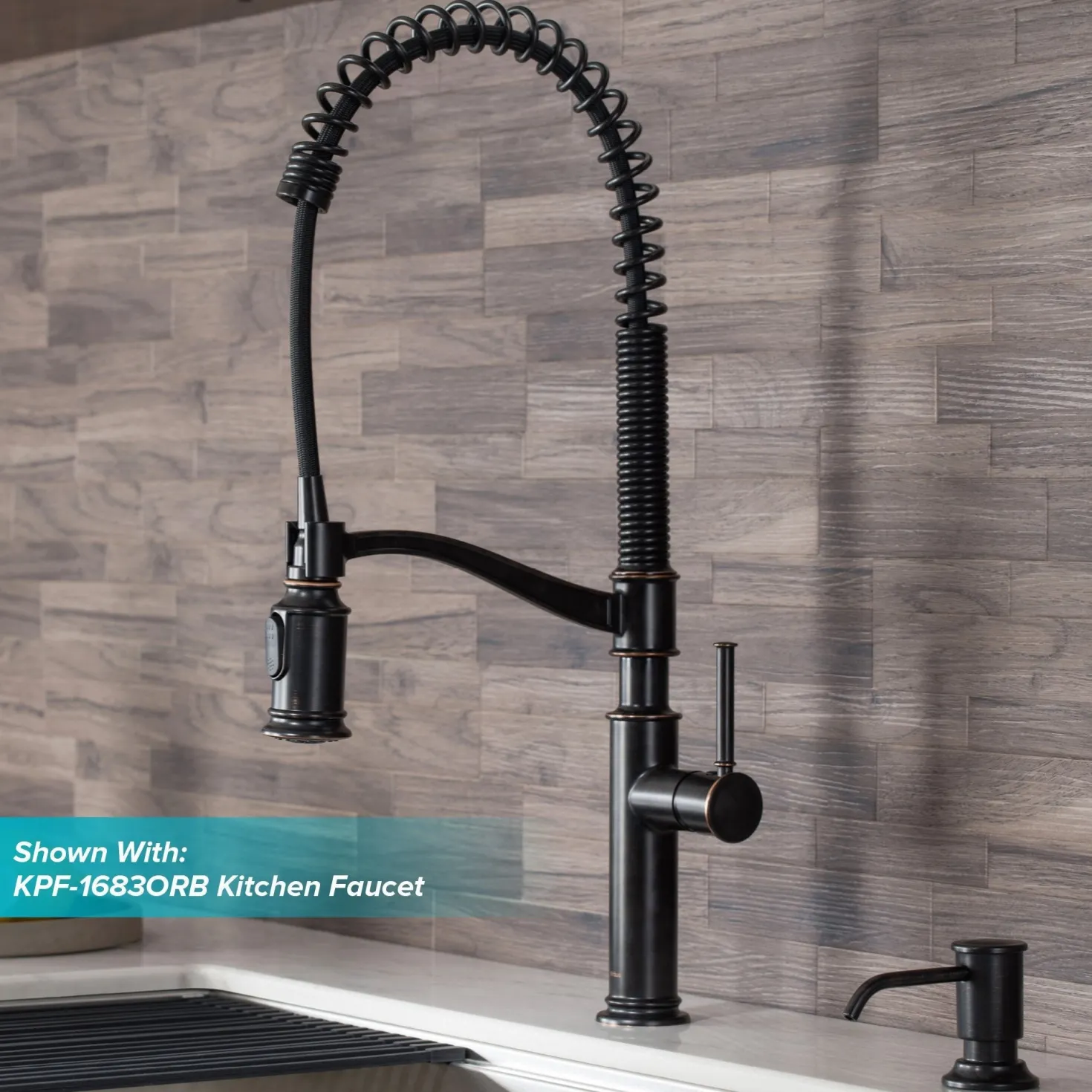 KRAUS Deck Mount Kitchen Soap Dispenser