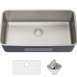 KRAUS Dex 33" Undermount 16 Gauge Stainless Steel Kitchen Sink