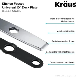 KRAUS DP02 Deck Plate for Kitchen Faucet
