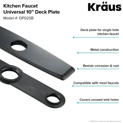 KRAUS DP02 Deck Plate for Kitchen Faucet