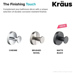KRAUS Elie Bathroom Robe and Towel Hook