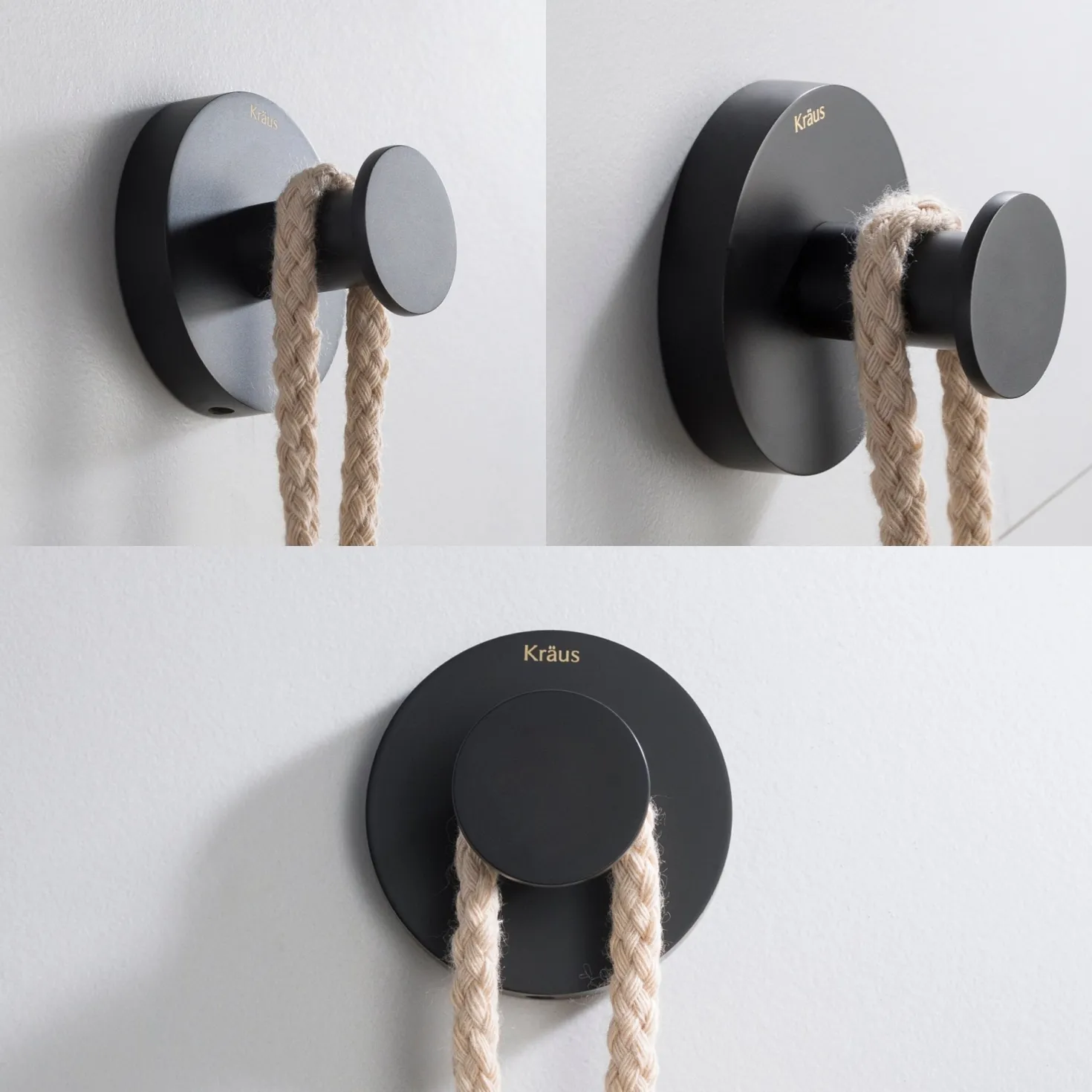 KRAUS Elie Bathroom Robe and Towel Hook