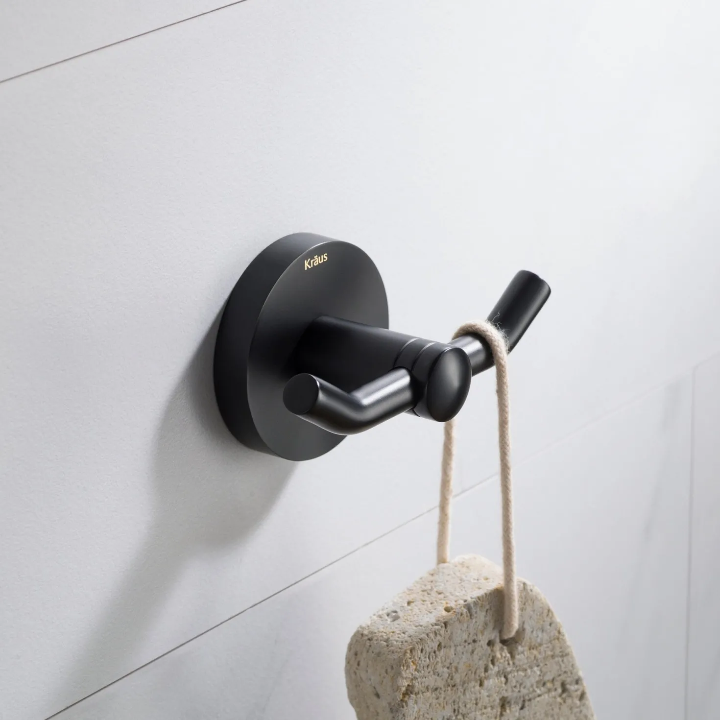 KRAUS Elie Bathroom Robe and Towel Double Hook
