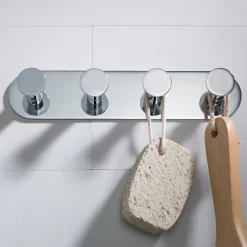 KRAUS Elie Bathroom Robe and Towel Hook Rack with 4 Hooks