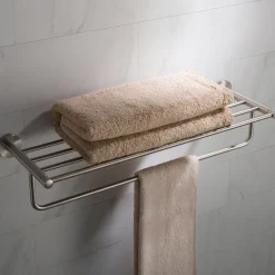 KRAUS Elie Bathroom Shelf with Towel Bar