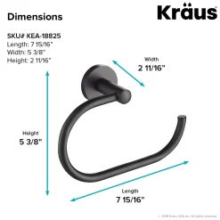 KRAUS Elie Bathroom Towel Ring