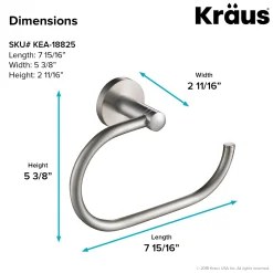 KRAUS Elie Bathroom Towel Ring