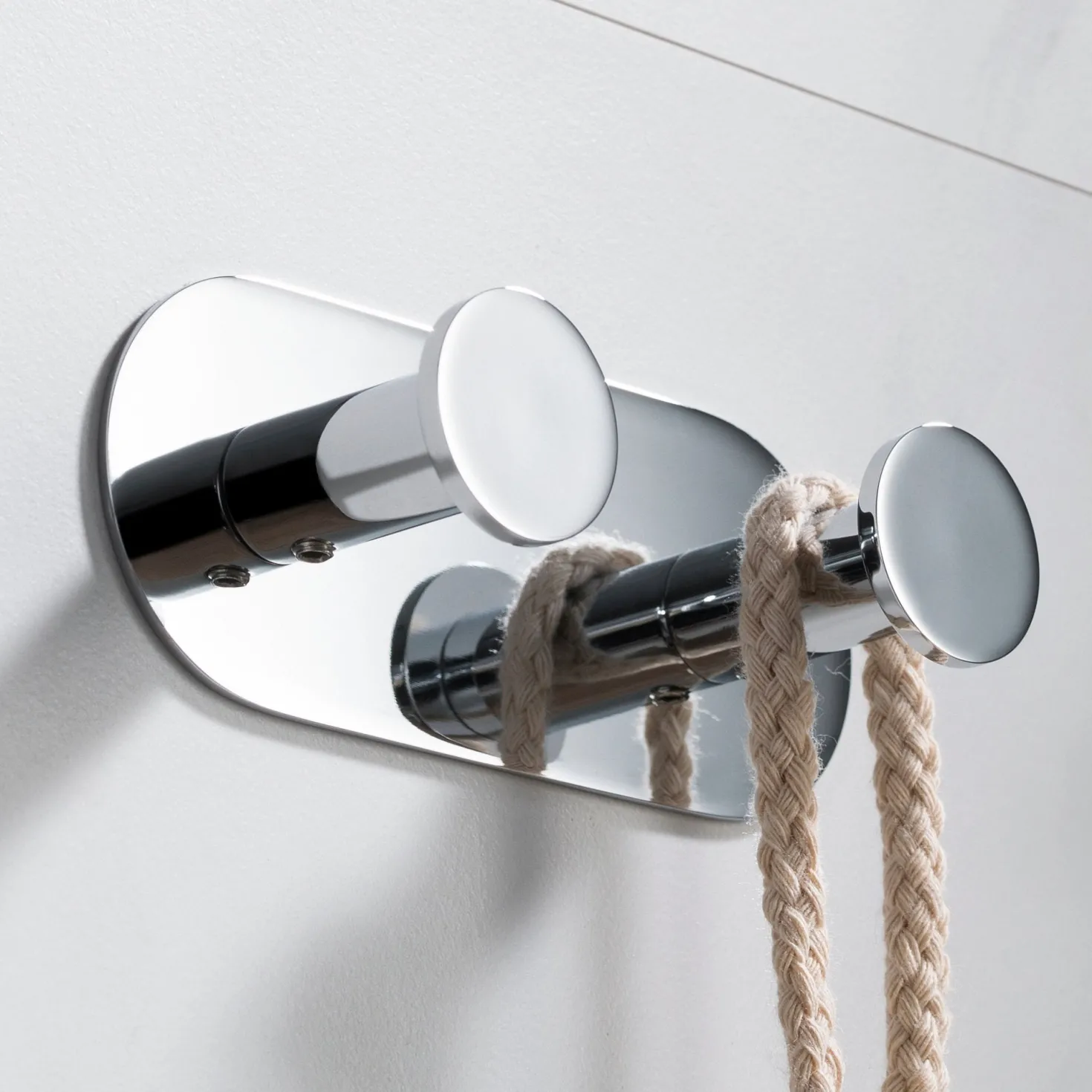 KRAUS Elie Bathroom Wall Mount Robe and Towel Double Hook