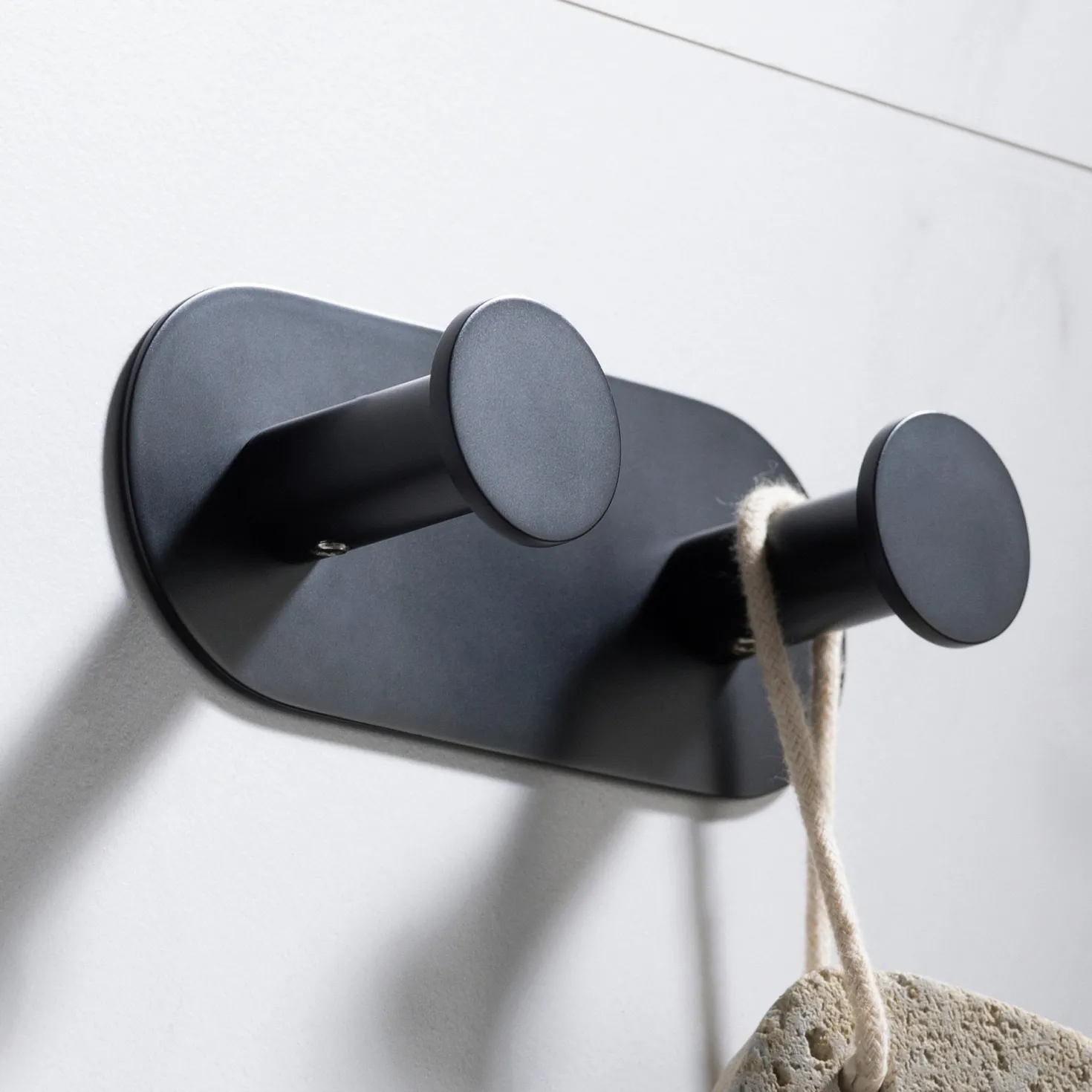 KRAUS Elie Bathroom Wall Mount Robe and Towel Double Hook