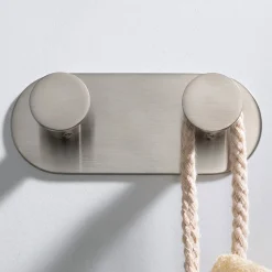 KRAUS Elie Bathroom Wall Mount Robe and Towel Double Hook