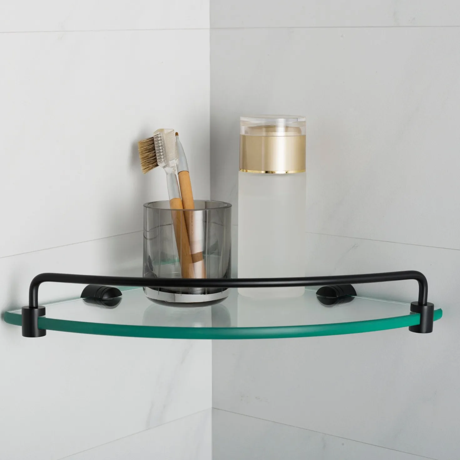KRAUS Elie Corner Bathroom Shelf