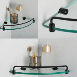 KRAUS Elie Corner Bathroom Shelf