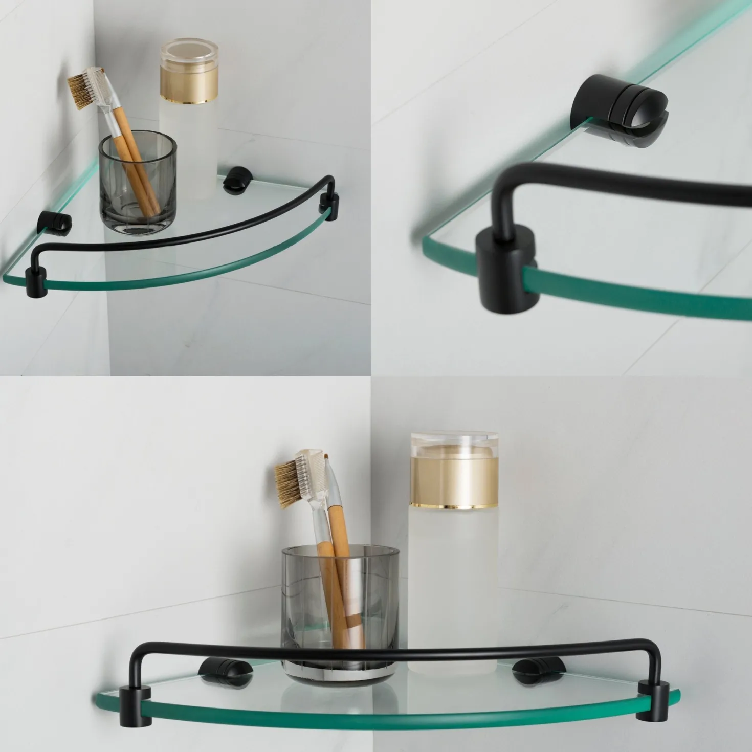 KRAUS Elie Corner Bathroom Shelf