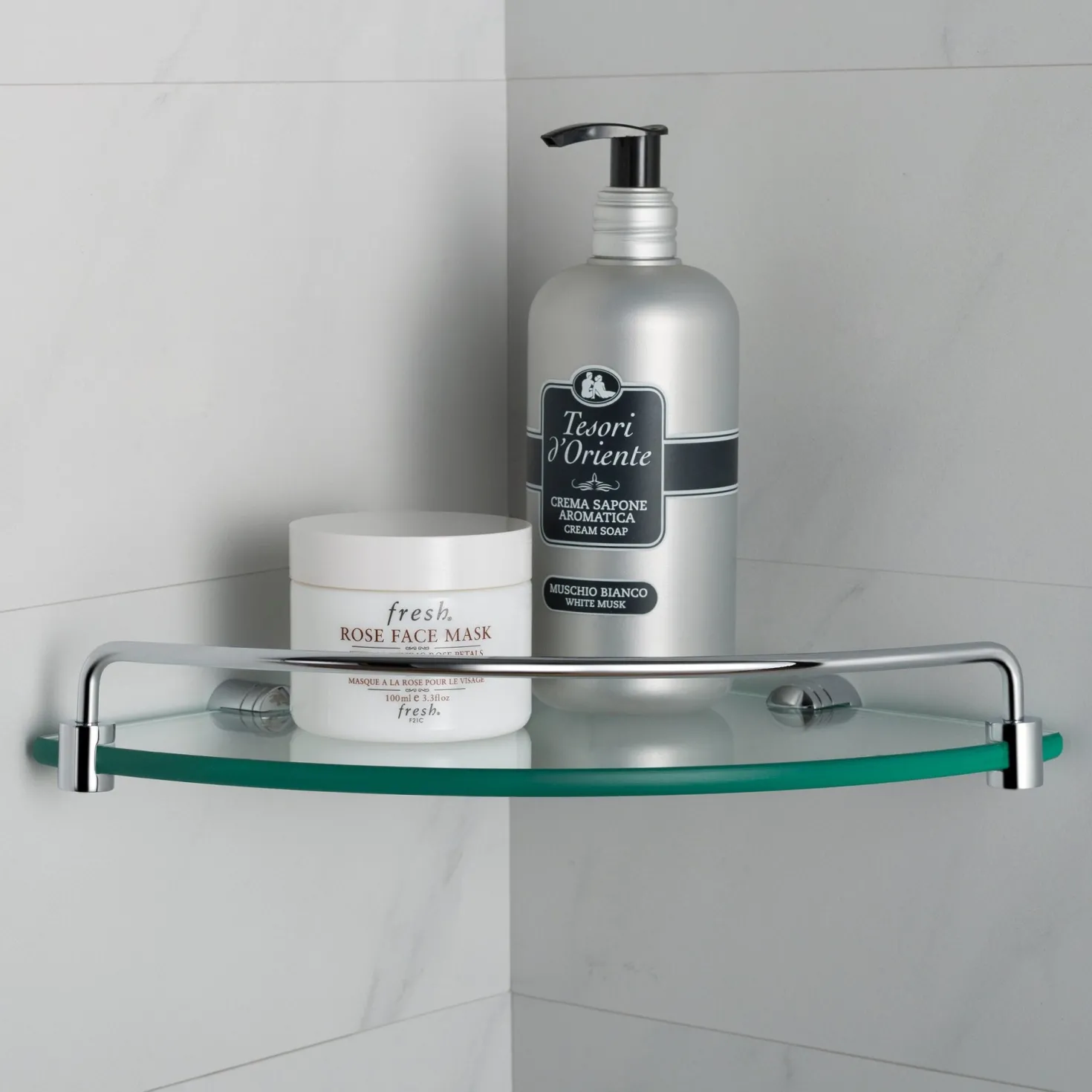KRAUS Elie Corner Bathroom Shelf