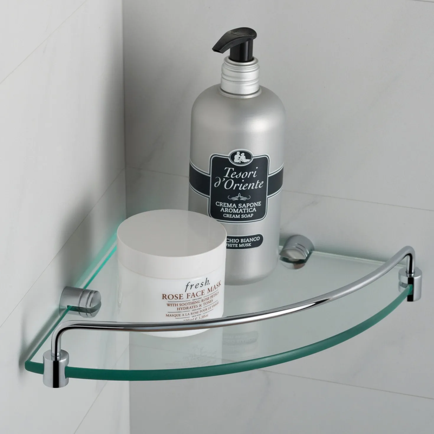 KRAUS Elie Corner Bathroom Shelf