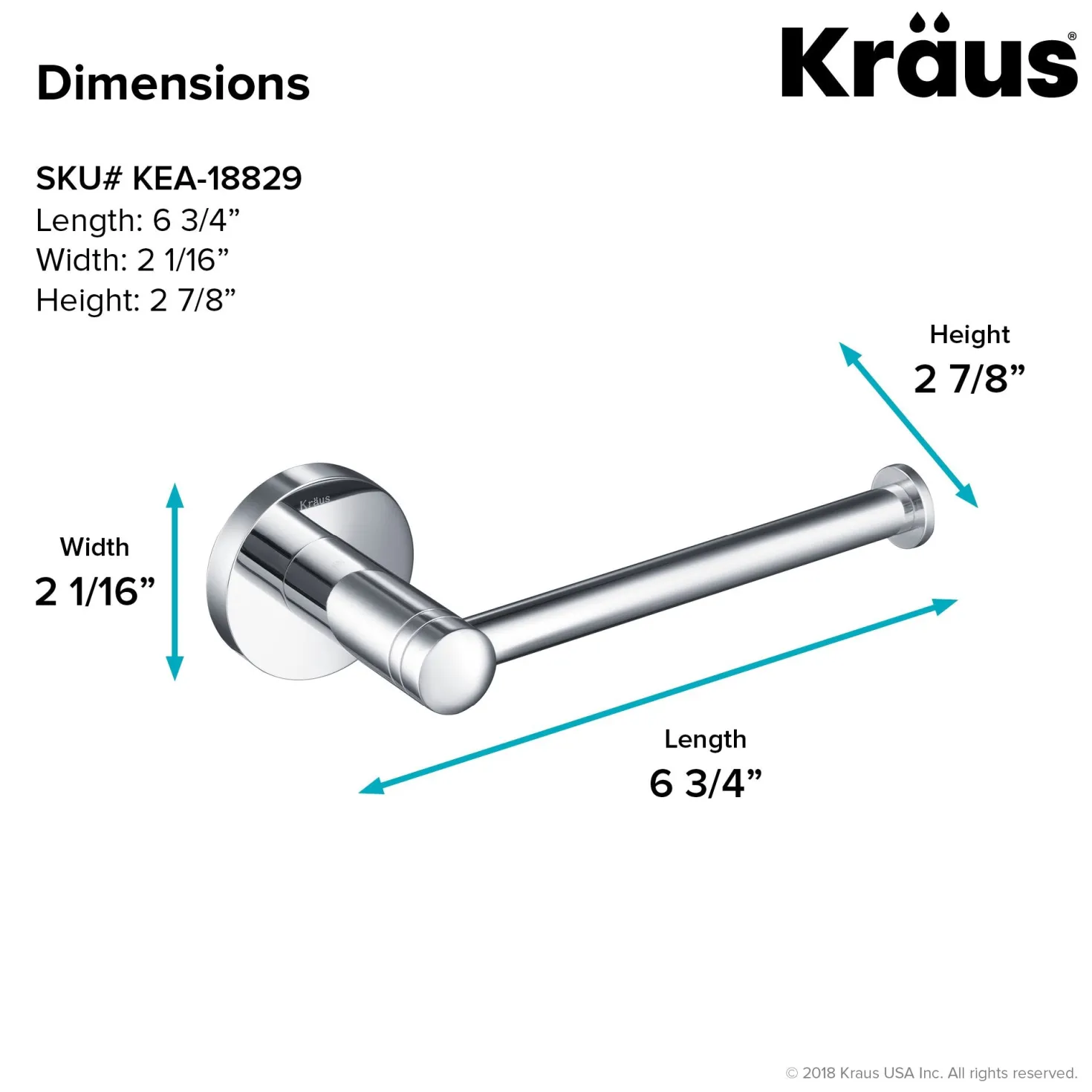 KRAUS Elie 4-Piece Matching Bath Hardware Set