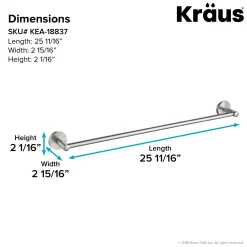 KRAUS Elie 4-Piece Matching Bath Hardware Set