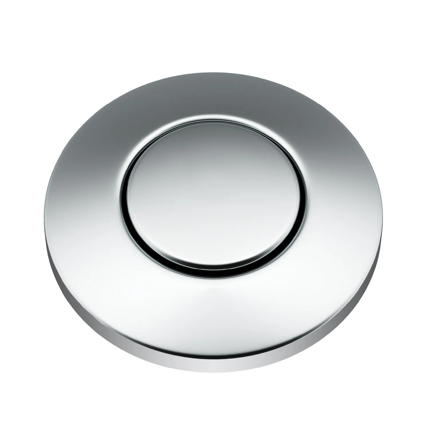KRAUS Garbage Disposal Push Button Air Switch Kit in Chrome