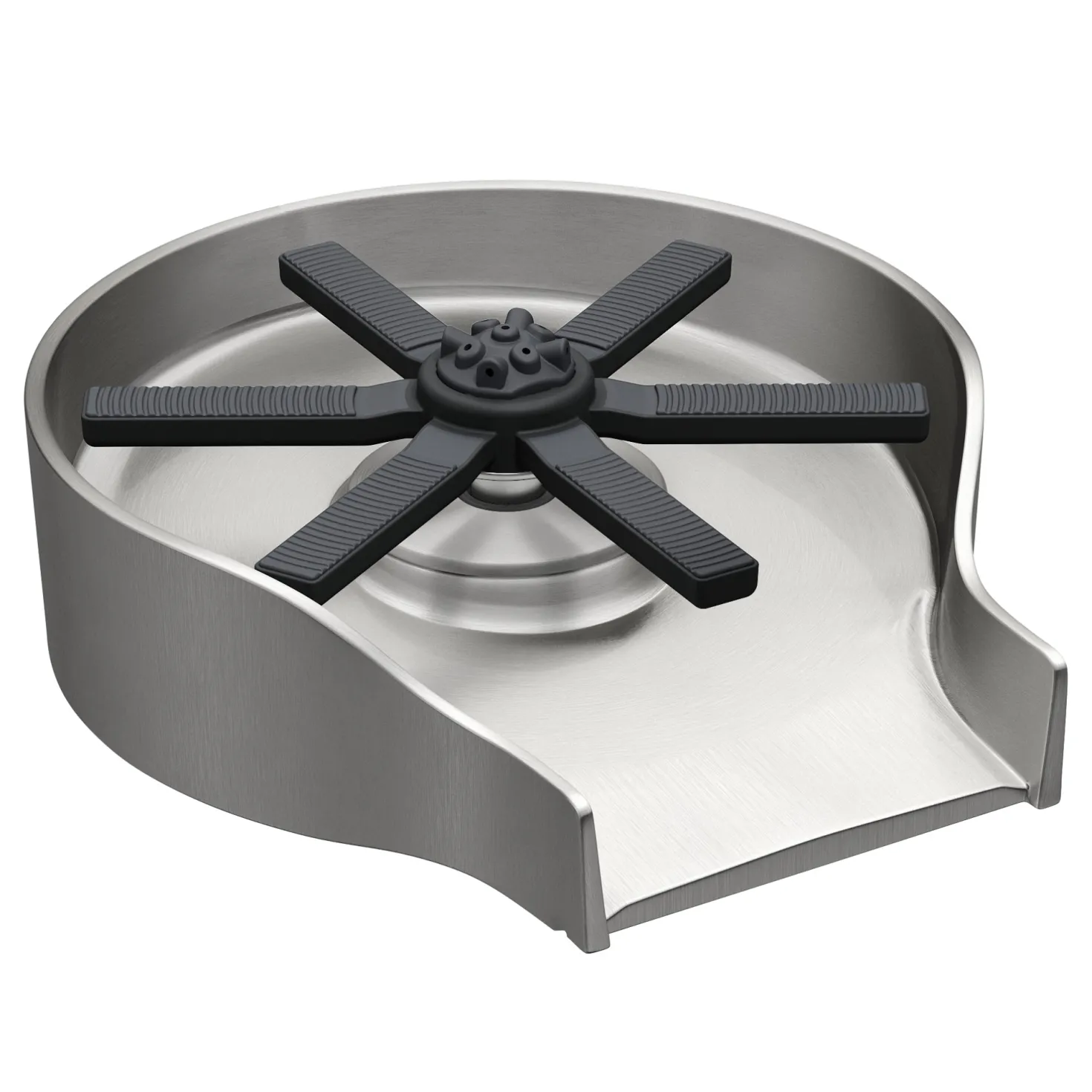 KRAUS Glass Rinser in Spot-Free Stainless