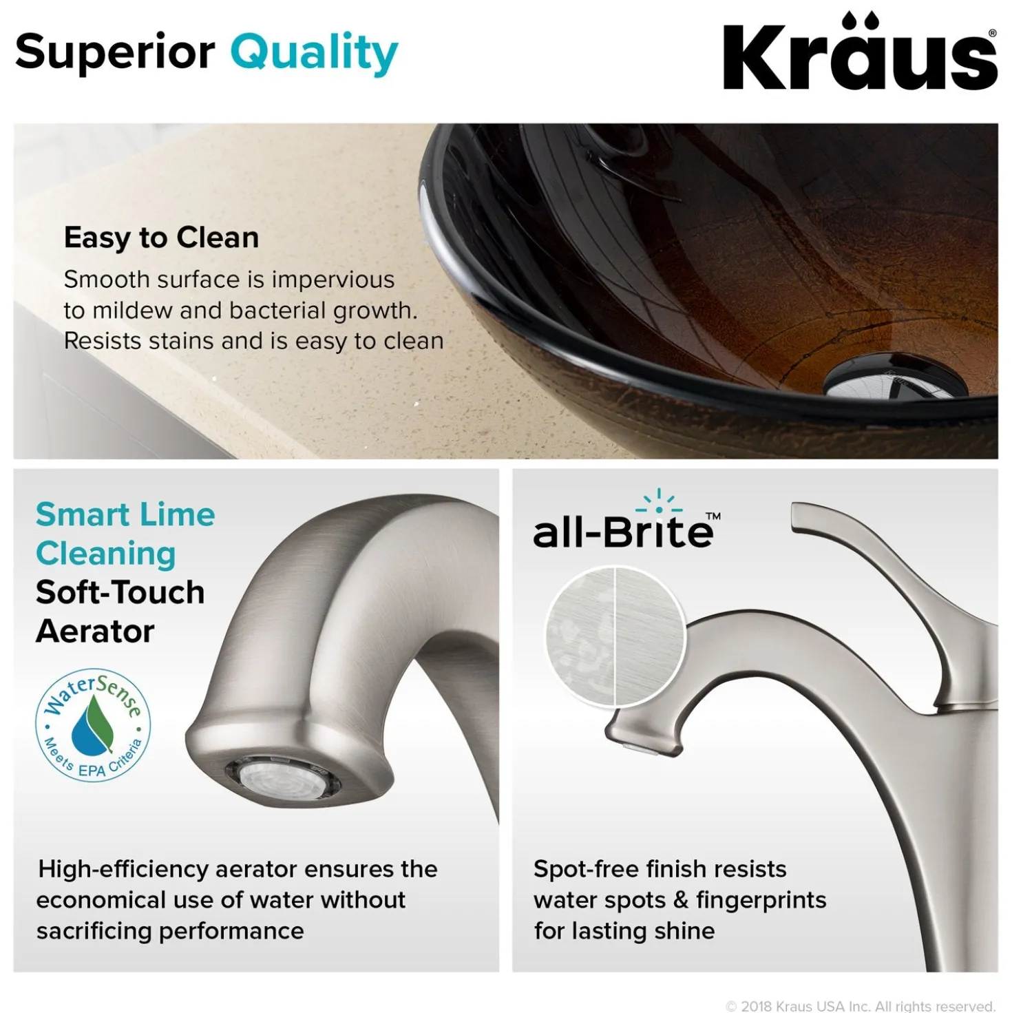 KRAUS 16 1/2-Inch Copper Brown Bathroom Vessel Sink and Arlo Faucet Combo Set with Pop-Up Drain