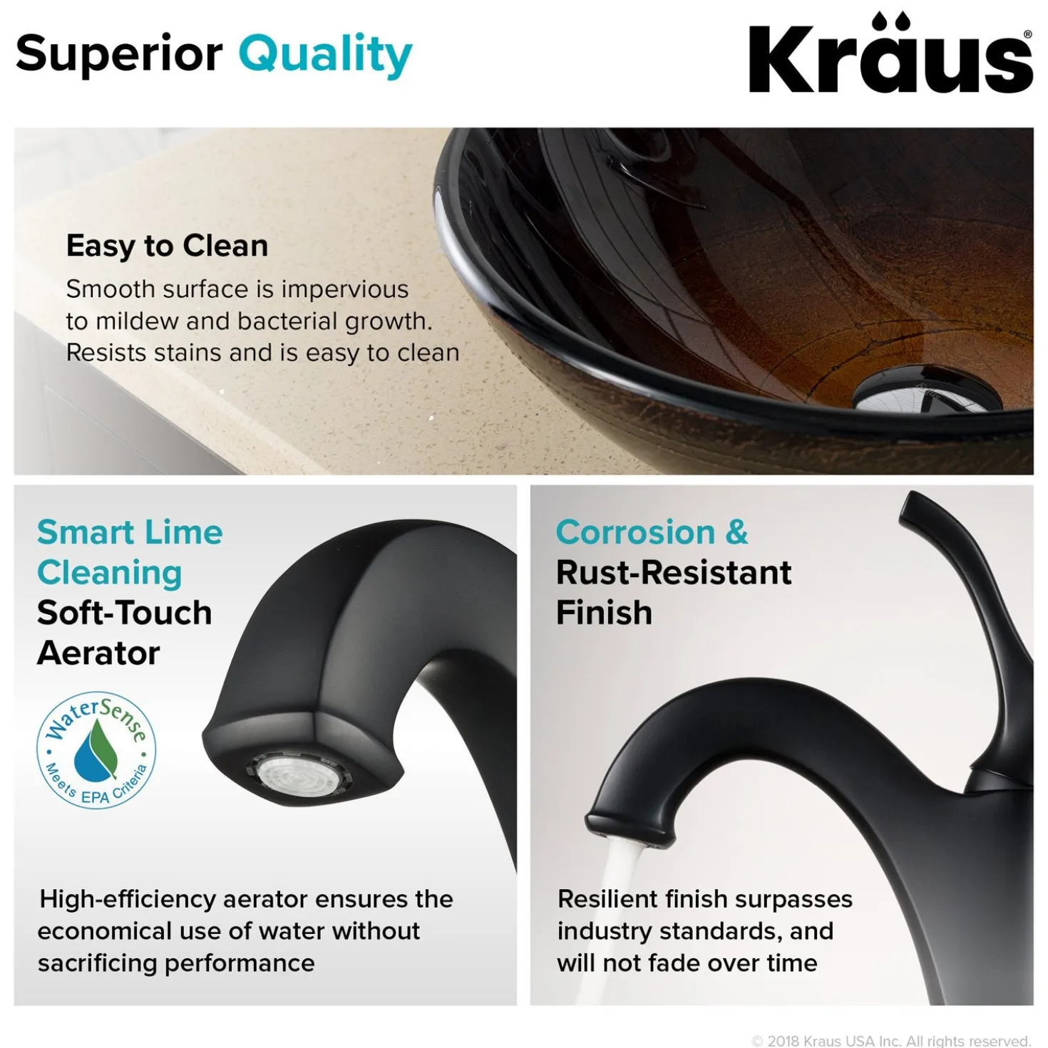KRAUS 16 1/2-Inch Copper Brown Bathroom Vessel Sink and Arlo Faucet Combo Set with Pop-Up Drain