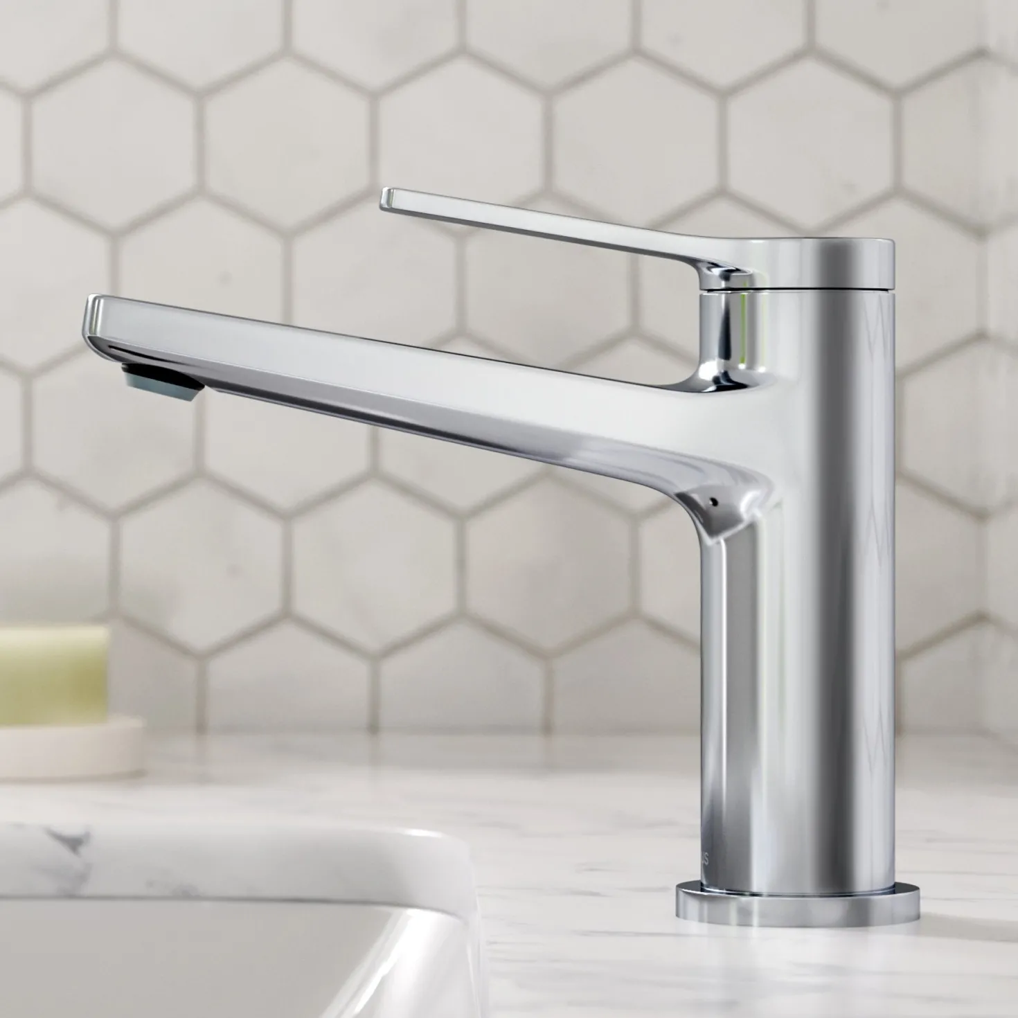 KRAUS Indy Single Handle Bathroom Faucet in Chrome