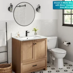 KRAUS Indy Single Handle Bathroom Faucet in Polished Chrome