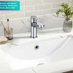 KRAUS Indy Single Handle Bathroom Faucet in Polished Chrome
