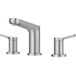 KRAUS Indy Widespread Bathroom Faucet in Spot-Free Brushed Nickel