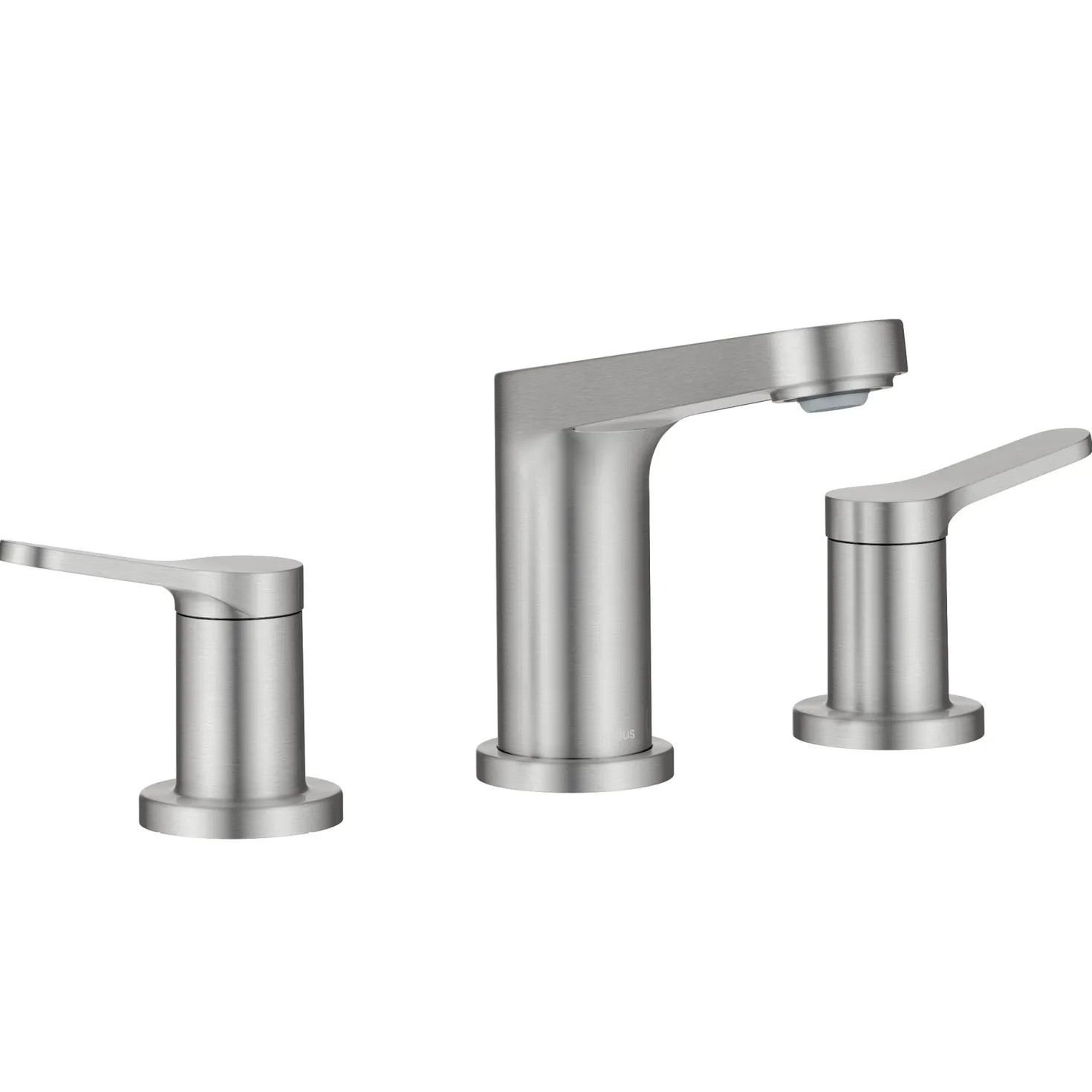 KRAUS Indy Widespread Bathroom Faucet in Spot-Free Brushed Nickel