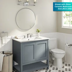 KRAUS Indy Widespread Bathroom Faucet in Spot-Free Brushed Nickel