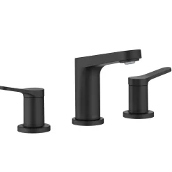 KRAUS Indy Widespread Bathroom Faucet in Matte Black