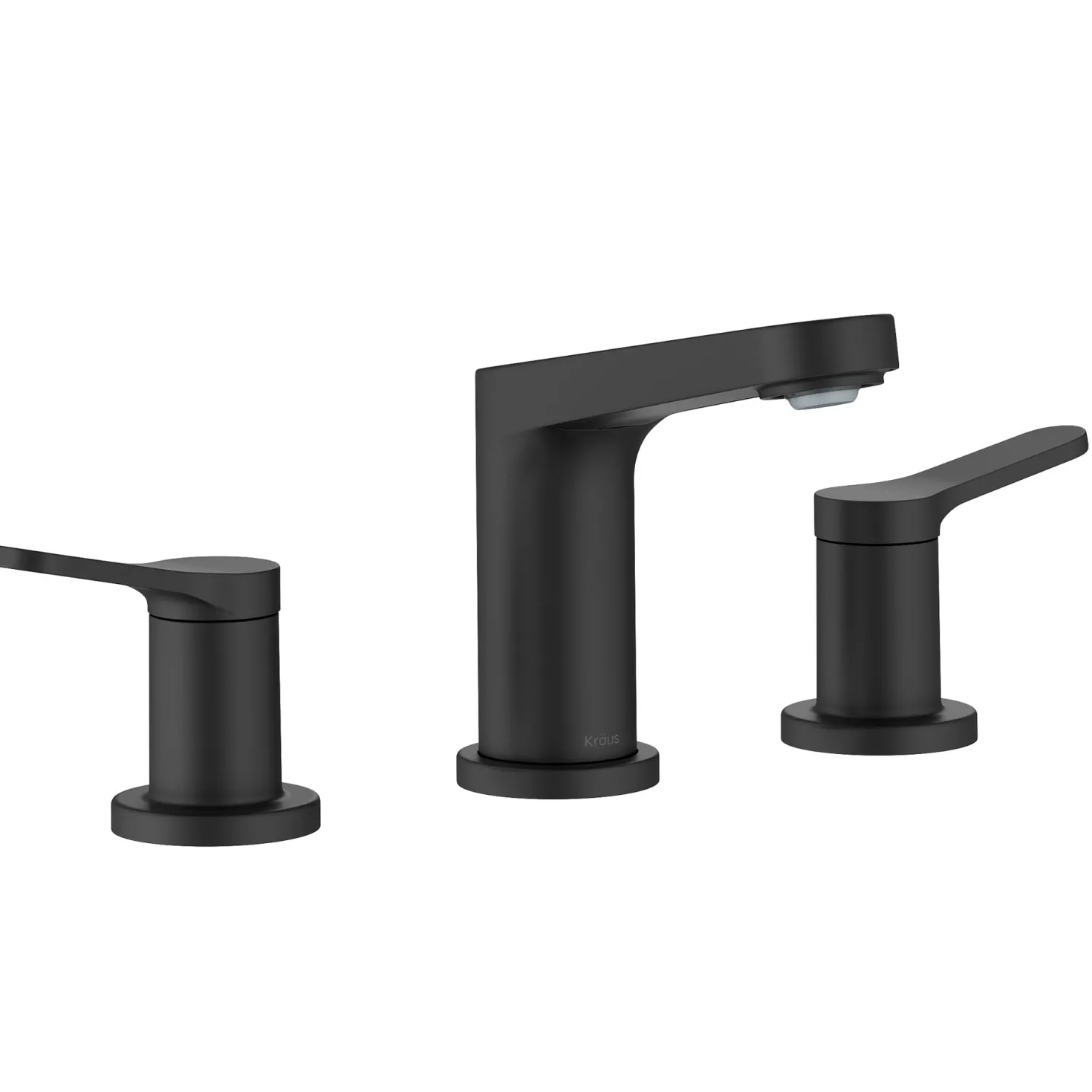 KRAUS Indy Widespread Bathroom Faucet in Matte Black