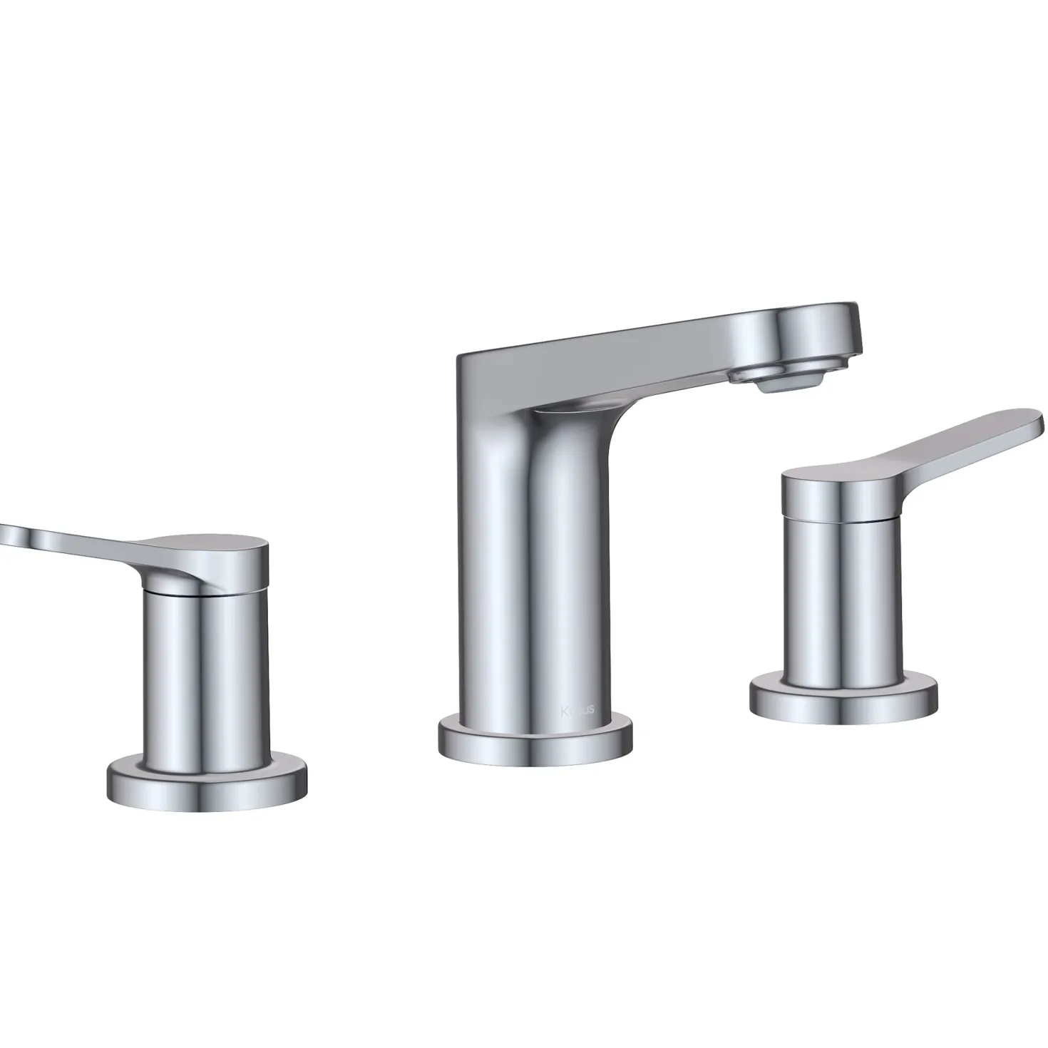 KRAUS Indy Widespread Bathroom Faucet in Chrome