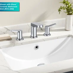 KRAUS Indy Widespread Bathroom Faucet in Chrome