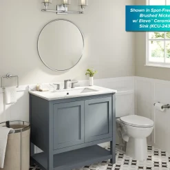 KRAUS Indy Widespread Bathroom Faucet in Chrome