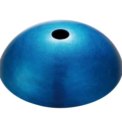 KRAUS Irruption Blue Glass Vessel Bathroom Sink with PU-MR