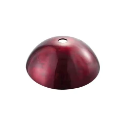 KRAUS Irruption Red Glass Vessel Bathroom Sink with PU-MR
