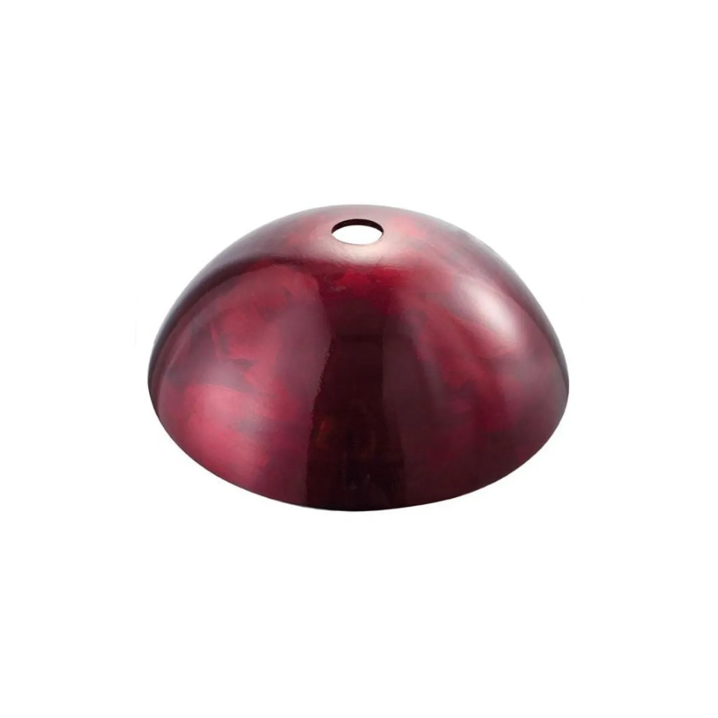 KRAUS Irruption Red Glass Vessel Bathroom Sink with PU-MR