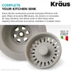 KRAUS Kitchen Sink Strainer in Truffle