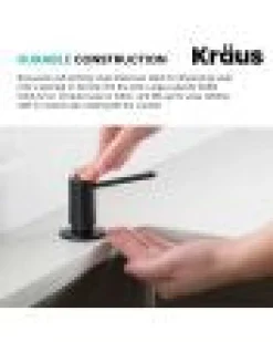 KRAUS Kitchen Soap Dispenser in Brushed Gold