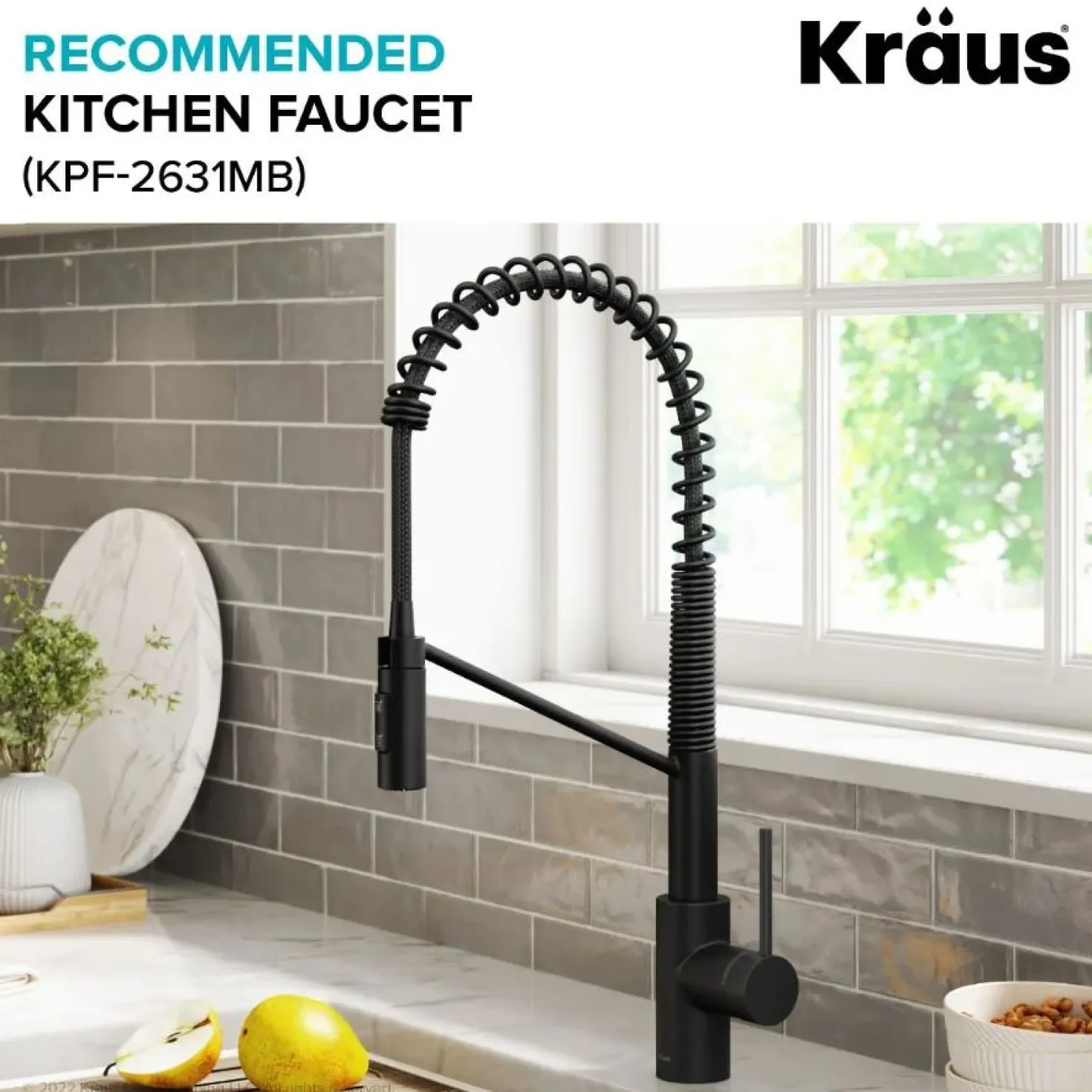 KRAUS Kore 33" Drop-In Single Bowl 16 Gauge Workstation Sink