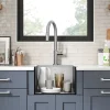 KRAUS Kore 15" Drop-In Workstation 16 Gauge Stainless Steel Single Bowl Kitchen Bar Sink with Accessories