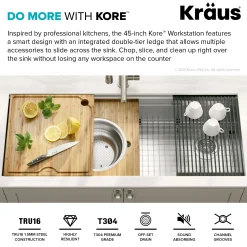 KRAUS Kore 2-Tier Workstation 45