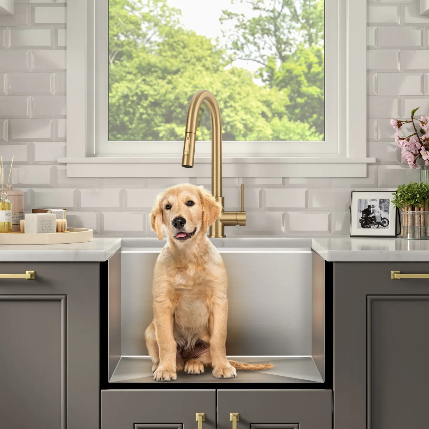 KRAUS Kore 23" Undermount Workstation 16 Gauge Laundry Utility Sink with Accessories