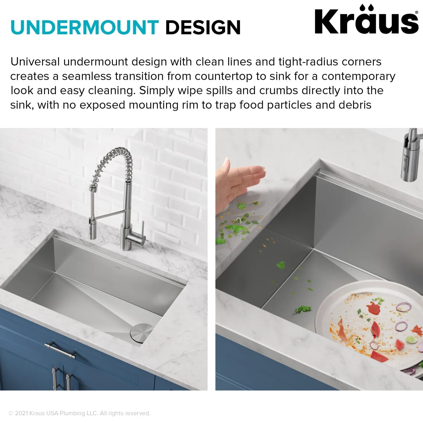 KRAUS Kore 28" Undermount Workstation 16 Gauge Stainless Steel Single Bowl Kitchen Sink with Accessories