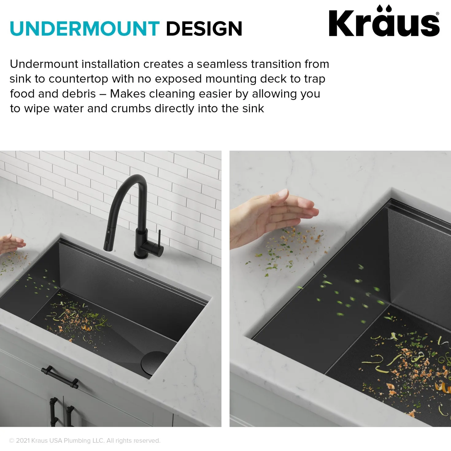 KRAUS Kore Workstation 27" Undermount 16 Gauge Single Bowl Kitchen Sink in PVD Gunmetal